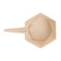 RÉCIPIENTS HEXAGONALES 'BIONIC' 5,5x1,5 CM NATUREL BAGASSE (1000 UNITÉ) Image RÉCIPIENTS HEXAGONALES 'BIONIC' 5,5x1,5 CM NATUREL BAGASSE (1000 UNITÉ) #3