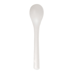 Image MINI CUILLÈRES 'BIONIC'  10 CM BLANC BAGASSE (1000 UNITÉ) #1