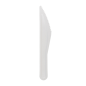 Image COUTEAUX 'PAPER CUTLERY' 960 G/M2 15,8 CM BLANC PAPIER (50 UNITÉ) #1