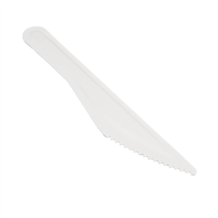 Image COUTEAUX 'PAPER CUTLERY' 960 G/M2 15,8 CM BLANC PAPIER (50 UNITÉ) #3