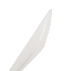 Image COUTEAUX 'PAPER CUTLERY' 960 G/M2 15,8 CM BLANC PAPIER (50 UNITÉ) #4