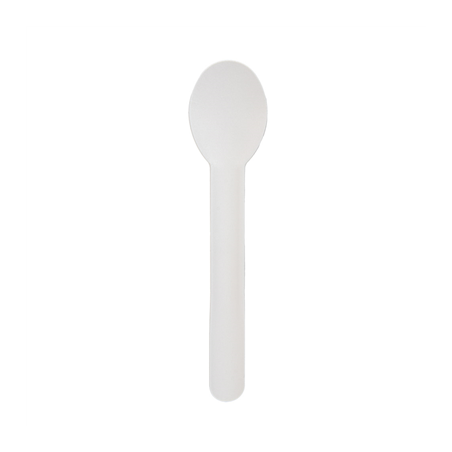 Image CUILLÈRES 'PAPER CUTLERY' 960 G/M2 15,8 CM BLANC PAPIER (50 UNITÉ) #1