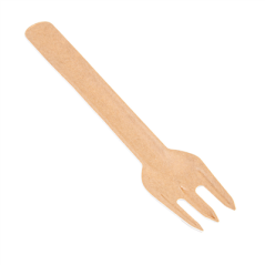 Image FOURCHETTES 'PAPER CUTLERY' 960 G/M2 15,8 CM NATUREL PAPIER (50 UNITÉ) #3