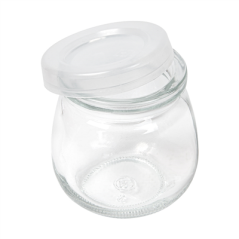 Image POT AVEC COUVERCLE 'WAKI GLASS' 120 ML Ø 6,5x6,6 CM TRANSPARENT VERRE (96 UNITÉ) #3