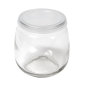 Image POT AVEC COUVERCLE 'WAKI GLASS' 300 ML Ø 8,4x8,7 CM TRANSPARENT VERRE (48 UNITÉ) #1