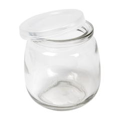 Image POT AVEC COUVERCLE 'WAKI GLASS' 300 ML Ø 8,4x8,7 CM TRANSPARENT VERRE (48 UNITÉ) #3