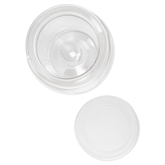 Image POT AVEC COUVERCLE 'WAKI GLASS' 300 ML Ø 8,4x8,7 CM TRANSPARENT VERRE (48 UNITÉ) #5