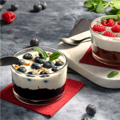 Image GOBELETS À DESSERTS 'WAKI GLASS' 190 ML 9x5,2 CM TRANSPARENT VERRE (48 UNITÉ) #5