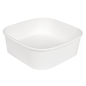 Image RÉCIPIENTS CARRÉS 1000 ML 320 + 26 PE G/M2 16,7x16,7x5,5 CM BLANC KRAFT (300 UNITÉ) #1
