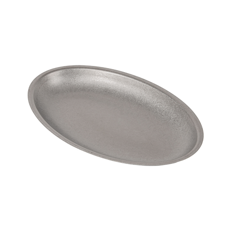 Image ASSIETTES OVALES 'ARTINOX' 700 ML 30x18,2x2,7 CM ARGENTE INOX (6 UNITÉ) #1