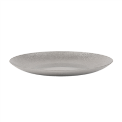 ASSIETTES PLATES 'ARTINOX' Ø13x1,3 CM ARGENTE INOX (10 UNITÉ)