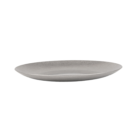 ASSIETTES PLATES 'ARTINOX'  Ø15x1,3 CM ARGENTE INOX (10 UNITÉ)