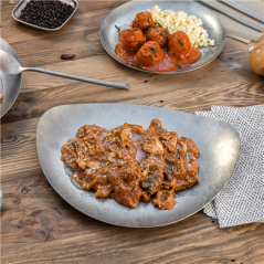 Image ASSIETTES IRREGULIÈRES 'ARTINOX'  Ø26,6x22x2,6 CM ARGENTE INOX (10 UNITÉ) #4