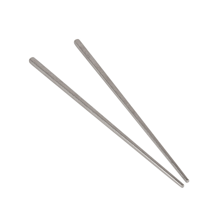 Image BAGUETTES CHINOISES 'ARTINOX'  23,5 CM ARGENTE INOX (40 UNITÉ) #1