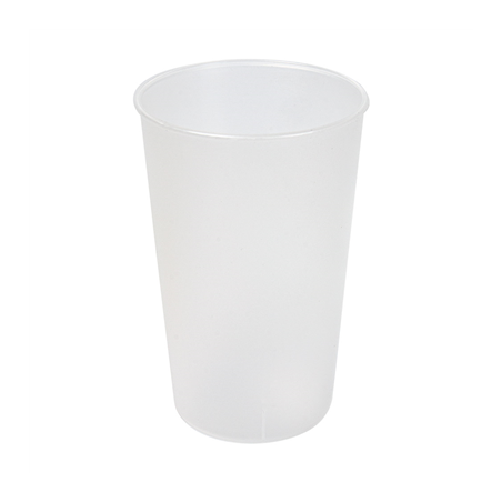 Image VERRES RÉUTILISABLES 330 ML Ø7,6/5,7x11,8 CM TRANSLUCIDE PP (540 UNITÉ) #1