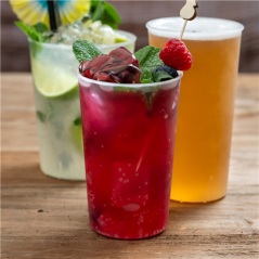 Image VERRES RÉUTILISABLES 330 ML Ø7,6/5,7x11,8 CM TRANSLUCIDE PP (540 UNITÉ) #3