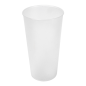 Image VERRES RÉUTILISABLES 400 ML Ø7,6/5,4x13,9 CM TRANSLUCIDE PP (500 UNITÉ) #1