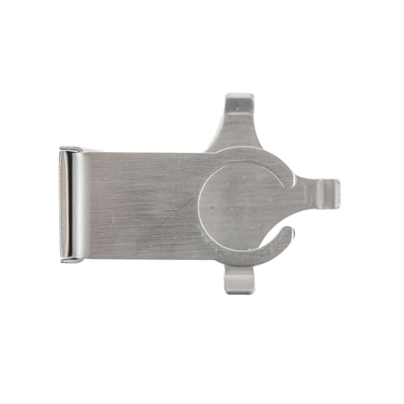 SUPPORT BOUTEILLE DISTRIBUTRICE 400 ML  ARGENTE INOX (4 UNITÉ)