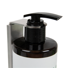 Image SUPPORT BOUTEILLE DISTRIBUTRICE 400 ML  ARGENTE INOX (4 UNITÉ) #6