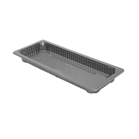 Image RÉCIPIENTS POUR "SUSHI" 225 ML 22x9x2 CM ARGENTE RPET (328 UNITÉ) #1