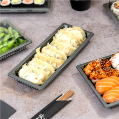 Image COUVERCLES POUR RÉF. 267.96  22,4x9,5x3,5 CM TRANSPARENT RPET (164 UNITÉ) #4