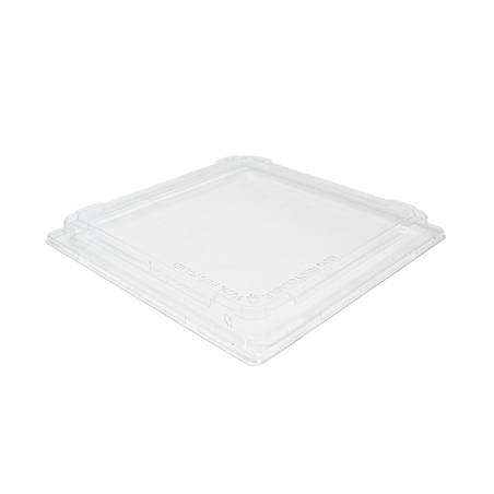 Image COUVERCLES POUR RÉF. 268.00  27x27x2,5 CM TRANSPARENT RPET (70 UNITÉ) #1