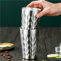 Image GOBELETS 'ARTINOX' 450 ML Ø 8,7x14,2 CM ARGENTE INOX (6 UNITÉ) #4