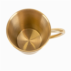 Image TASSES 'ARTINOX' 350 ML Ø 8,2x12 CM DORE INOX (6 UNITÉ) #3