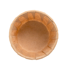 Image POTS TRAITEUR PAPIER PLISSÉ 45 ML (1,5 oz) 80 G/M2 Ø5/3,6x3,1 CM NATUREL PARCH.INGRAISSABLE (250 UNITÉ) #3