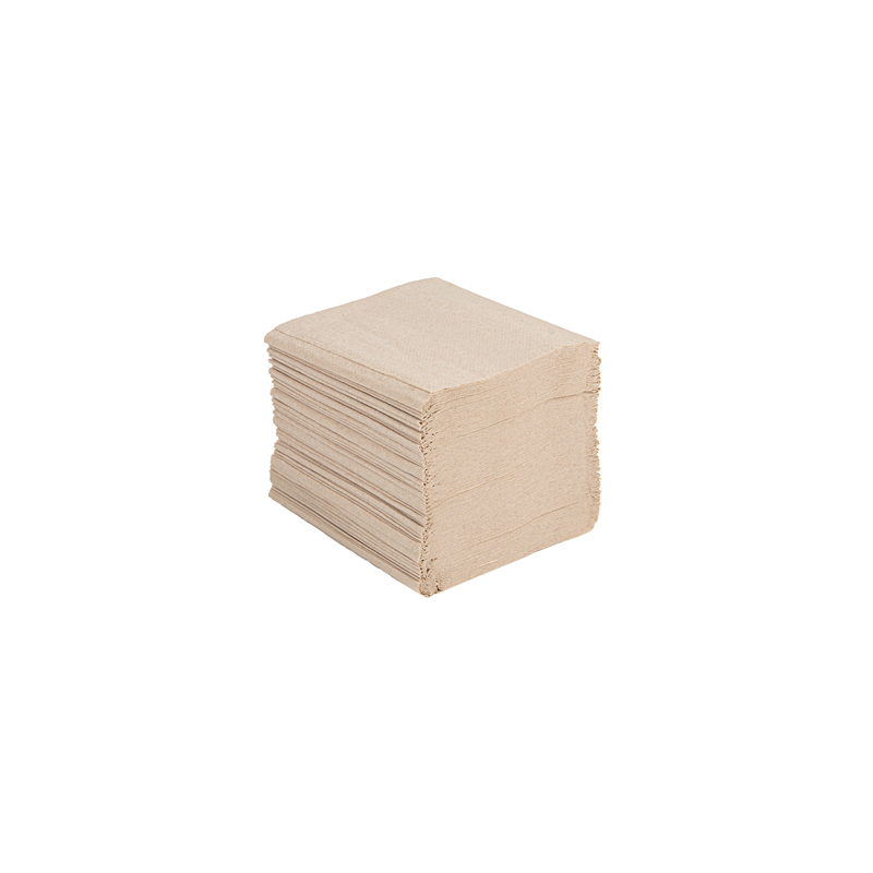 PAPIER HYGIÉNIQUE INTERCALÉ ECOLABEL 2 PLIS - 200 FEUILLES  2x16 G/M2 21x11 CM NATUREL PAPIER RECYCLÉ (1 UNITÉ)