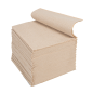 Image PAPIER HYGIÉNIQUE INTERCALÉ ECOLABEL 2 PLIS - 200 FEUILLES  2x16 G/M2 21x11 CM NATUREL PAPIER RECYCLÉ (1 UNITÉ) #2
