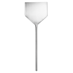 Image PELLE PIZZA PERFORÉE BORDURES AIGUISÉES  31x32x96 CM ARGENTE ALUMINIUM (1 UNITÉ) #3