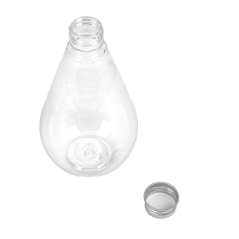Image FLACONS AVEC BOUCHON EN ALUMINIUM 300 ML Ø7,5x13,7 CM TRANSPARENT PET (150 UNITÉ) #4