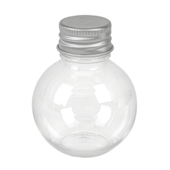 FLACONS AVEC BOUCHON EN ALUMINIUM 50 ML Ø5x6,2 CM TRANSPARENT PET (150 UNITÉ)