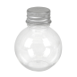 Image FLACONS AVEC BOUCHON EN ALUMINIUM 50 ML Ø5x6,2 CM TRANSPARENT PET (150 UNITÉ) #2
