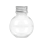 Image FLACONS AVEC BOUCHON EN ALUMINIUM 50 ML Ø5x6,2 CM TRANSPARENT PET (150 UNITÉ) #3