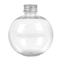 Image FLACONS AVEC BOUCHON EN ALUMINIUM 250 ML Ø8x9,1 CM TRANSPARENT PET (150 UNITÉ) #3