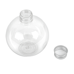 Image FLACONS AVEC BOUCHON EN ALUMINIUM 250 ML Ø8x9,1 CM TRANSPARENT PET (150 UNITÉ) #4