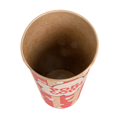 Image RÉCIPIENTS POUR POP-CORN 720 ML 230 +20 PE G/M2 Ø 9,5/6,5x17,7 CM KRAFT (1000 UNITÉ) #3