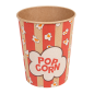 Image RÉCIPIENTS POUR POP-CORN 960 ML 230 +20 PE G/M2 Ø 11,6/8,8x14,2 CM KRAFT (500 UNITÉ) #1
