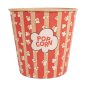 Image RÉCIPIENTS POUR POP-CORN 5100 ML 300 +20 PE G/M2 Ø 22,7/16x21 CM KRAFT (100 UNITÉ) #2