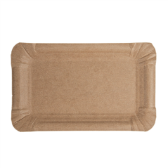 Image PLATEAUX PÂTISSERIE - PETITS  300 G/M2 16x10CM NATUREL KRAFT (250 UNITÉ) #4