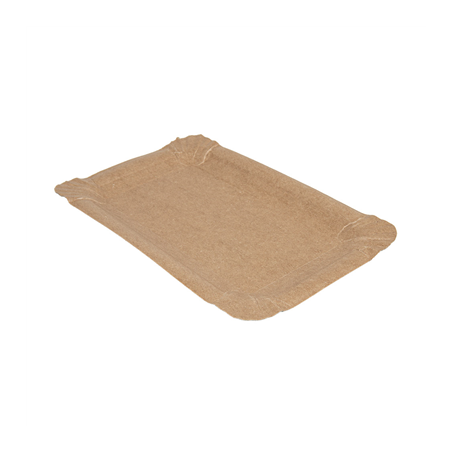 Image PLATEAUX PÂTISSERIE - PETITS  300 G/M2 17,5x11CM NATUREL KRAFT (250 UNITÉ) #1