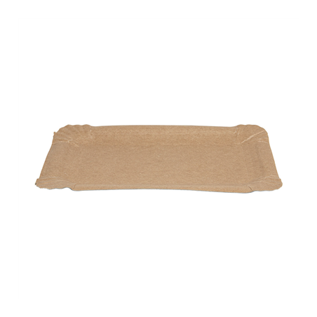 PLATEAUX PÂTISSERIE - PETITS  300 G/M2 17,5x11CM NATUREL KRAFT (250 UNITÉ)