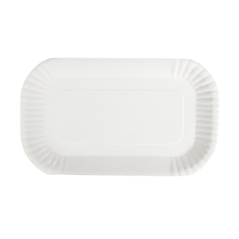 Image PLATEAUX  320 G/M2 23x15x2 CM BLANC CARTON (100 UNITÉ) #4