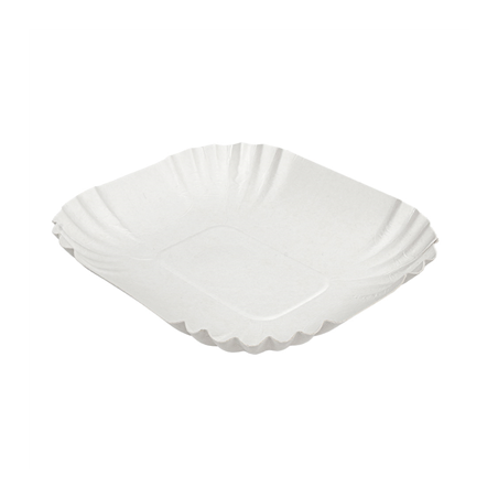 Image PLATEAUX  300 G/M2 15x12x2 CM BLANC CARTON (2000 UNITÉ) #1