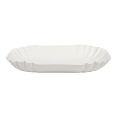 PLATEAUX  300 G/M2 15x12x2 CM BLANC CARTON (2000 UNITÉ)