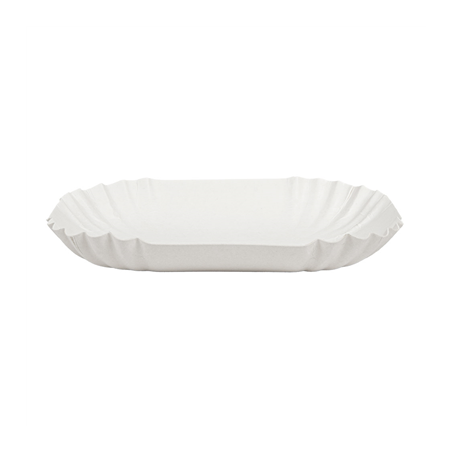 PLATEAUX  300 G/M2 15x12x2 CM BLANC CARTON (2000 UNITÉ)