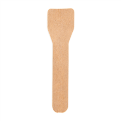 Image CUILLÈRES À GLACES 'PAPER CUTLERY' 960 G/M2 9,5 CM NATUREL PAPIER (500 UNITÉ) #1