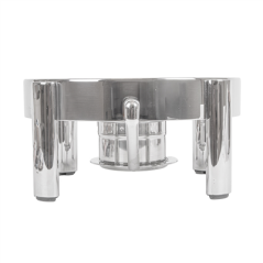 BASE POUR 268.71  Ø28,2x14,2 CM ARGENTE INOX (1 UNITÉ)